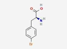 2D structure of 4-Bromo-L-phenylalanine