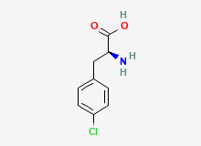 2D structure of 4-Chloro-L-phenylalanine