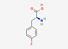 2D structure of 4-Fluoro-L-phenylalanine