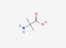 2D structure of 2-Aminoisobutyric acid