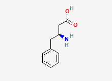 2D structure of (S)-3-Amino-4-phenylbutanoic acid