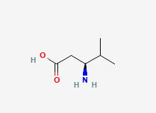 2D structure of (3S)-Beta-leucine