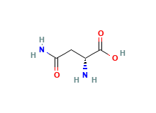 2D structure of D-Asparagine