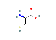 2D structure of D-Cysteine