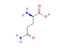 2D structure of D-Glutamine