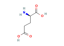 2D structure of D-Glutamic acid