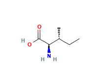 2D structure of D-Isoleucine