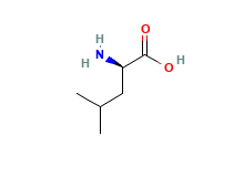 2D structure of D-Leucine