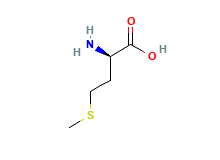 2D structure of D-Methionine