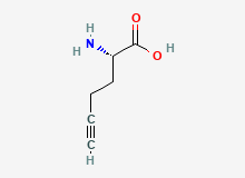 2D structure of L-Homopropargylglycine