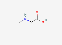 2D structure of N-Methyl-L-alanine