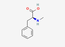 2D structure of N-Methyl-L-phenylalanine