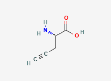 2D structure of L-Propargylglycine