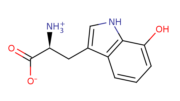 2D structure of 7-hydroxy-L-tryptophan