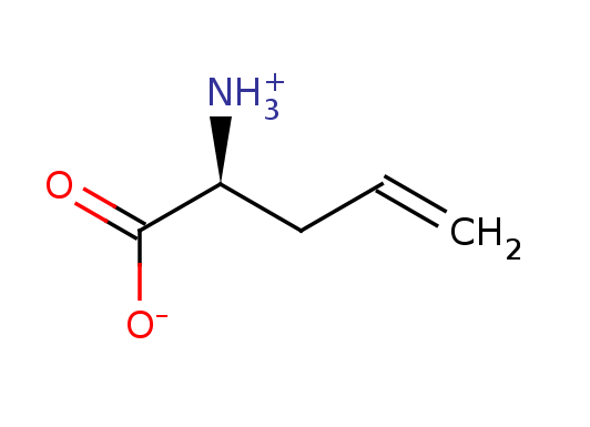 2D structure of 2-Allyl-glycine