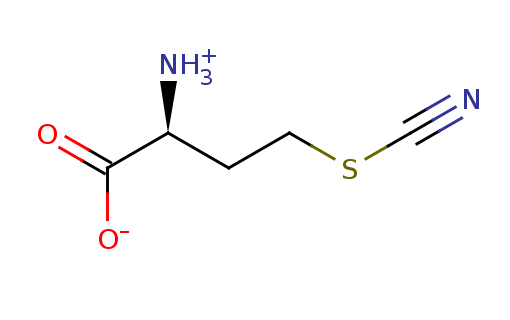 2D structure of Nitrilo-L-methionine