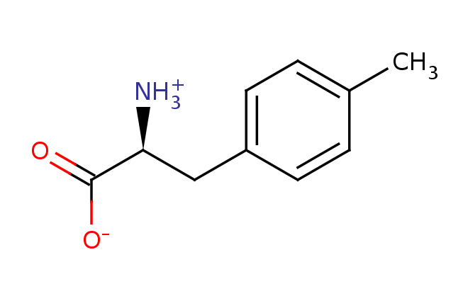 2D structure of 4-methyl-phenylalanine
