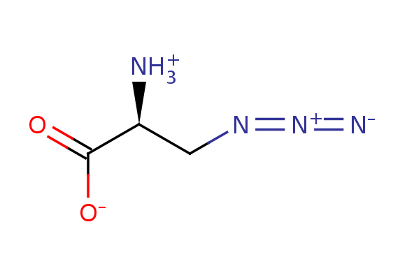 2D structure of Azido-alanine
