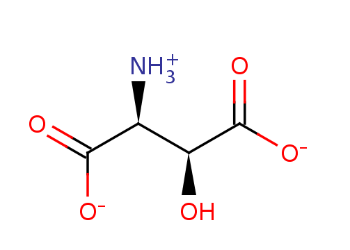 2D structure of Beta-hydroxyaspartic acid