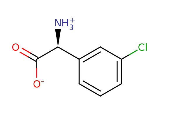 2D structure of 3-Chloro-phenylglycine