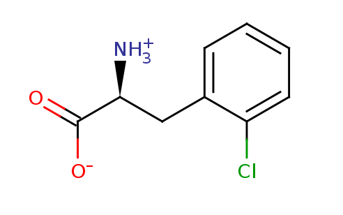 2D structure of 2-chloro-Phenylalanine
