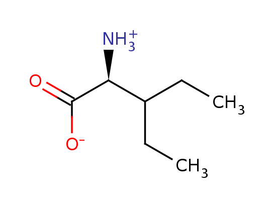 2D structure of Diethylalanine
