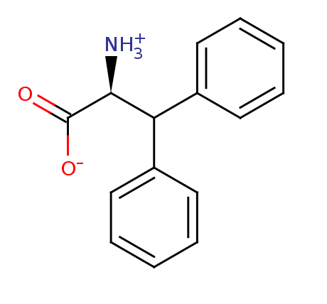 2D structure of 3,3-diphenylalanine