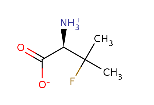 2D structure of 3-Fluoro-valine