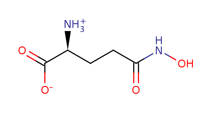 2D structure of Glutamine hydroxamate
