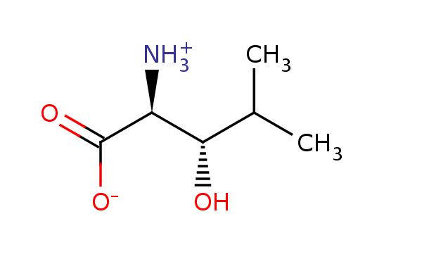 2D structure of Beta-hydroxyleucine