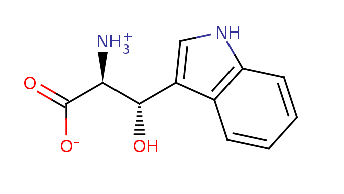 2D structure of Beta-hydroxy-tryptophane