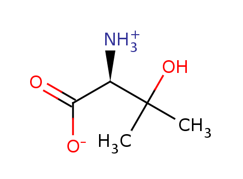 2D structure of 3-hydroxy-L-valine