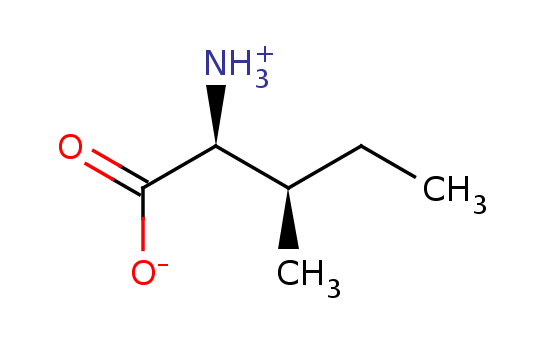 2D structure of Allo-Isoleucine