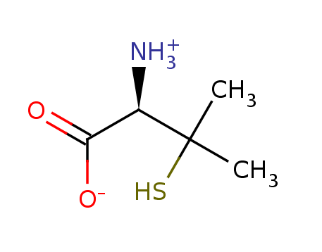 2D structure of Penicillamine
