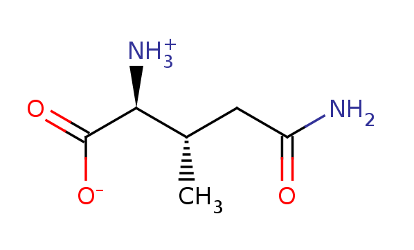 2D structure of 3-methyl-L-glutamine