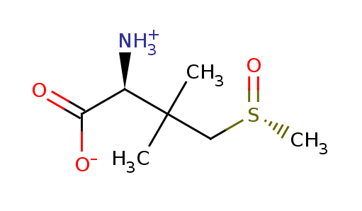 2D structure of 3,3-dimethyl-methionine sulfoxide