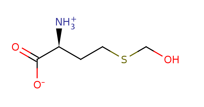 2D structure of Hydroxy-L-methionine