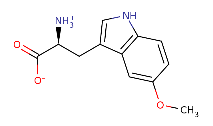2D structure of 5-Methoxy-tryptophan