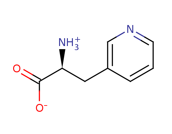 2D structure of 3-(3-Pyridyl)-alanine
