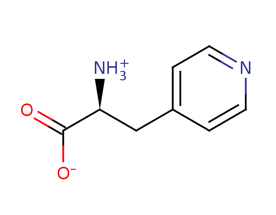 2D structure of 3-(4-Pyridyl)-alanine