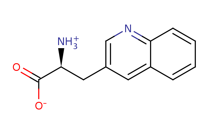 2D structure of 3-(3-quinolyl)-alanine