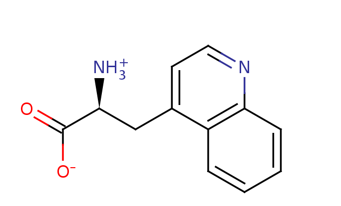 2D structure of 3-(4-quinolyl)-alanine