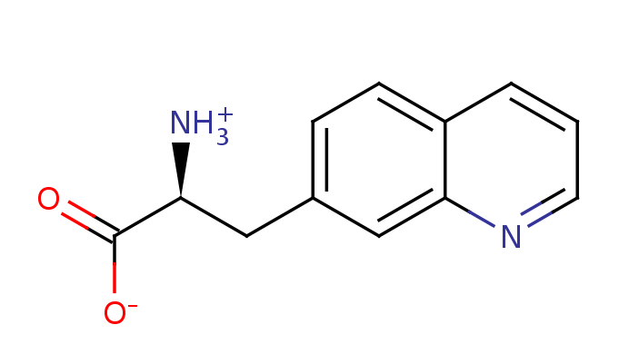2D structure of 3-(5-Quinolyl)-alanine