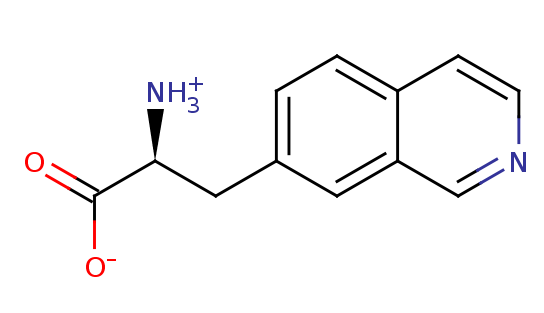 2D structure of 3-(6-Quinolyl)-alanine