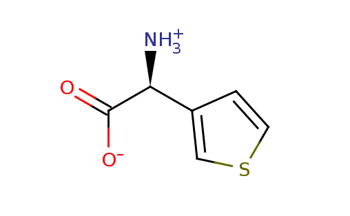 2D structure of 3-thienylglycine