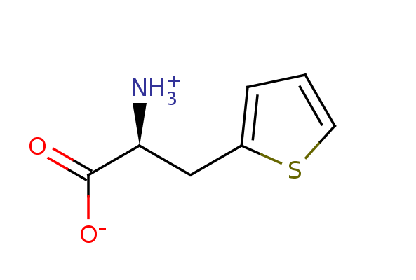 2D structure of 3-(2-thienyl)-alanine