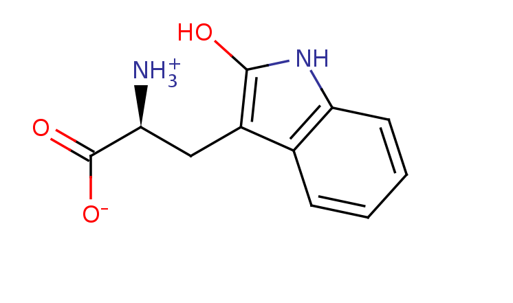 2D structure of 2-hydroxy-tryptophan