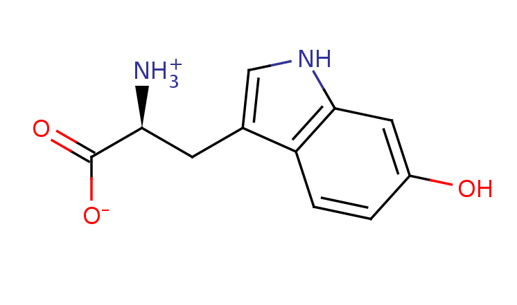 2D structure of 6-hydroxy-tryptophan