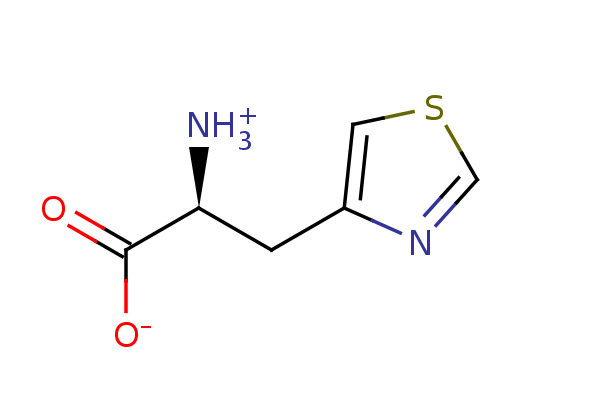 2D structure of (4-thiazolyl)-alanine