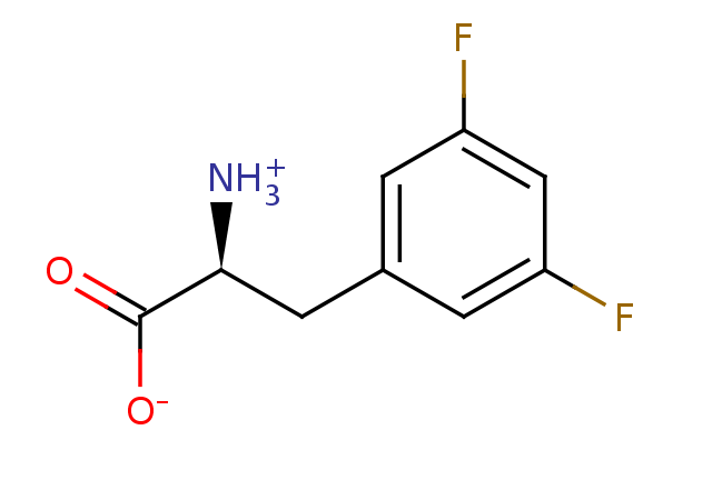 2D structure of 3,5-Difluoro-phenylalanine